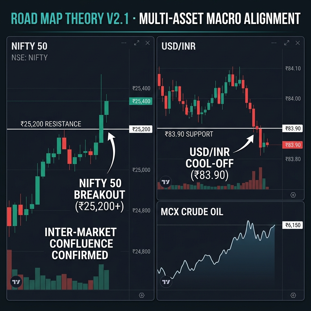 Road Map Theory V2.1 Multi-Asset Macro Alignment Chart for Indian Markets